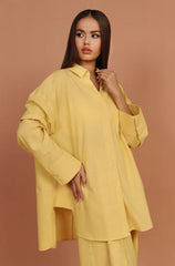Daisy – Yellow 2-Piece Irish Lawn Co-ord Set