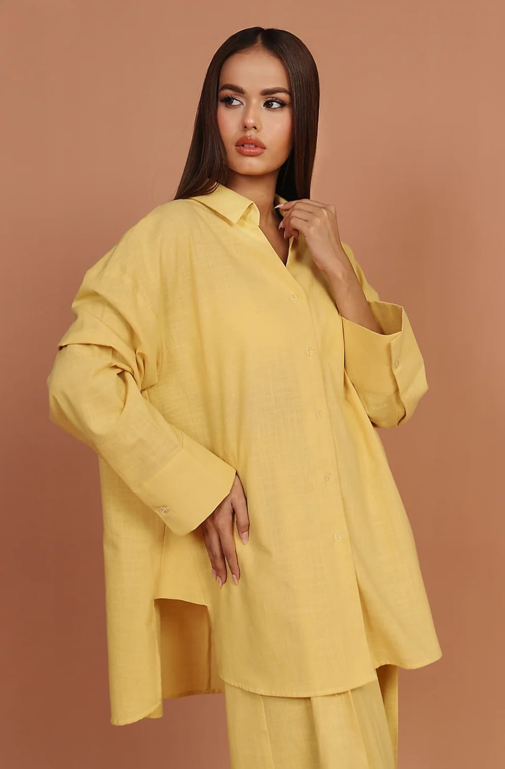 Daisy – Yellow 2-Piece Irish Lawn Co-ord Set